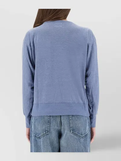 Isabel Marant Étoile Knitwear Crew Neck Long Sleeves In Blue