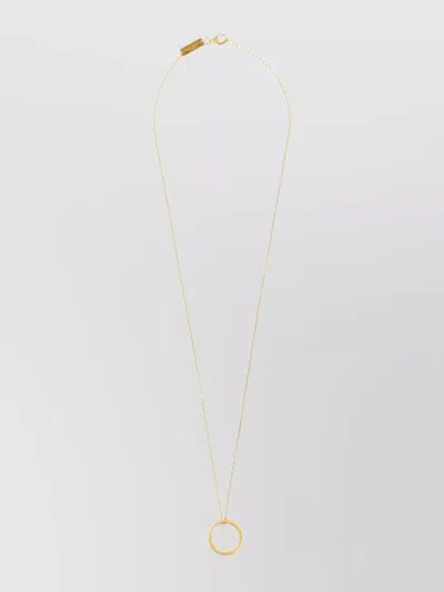 Maison Margiela Circular Pendant Necklace Numeric Ring