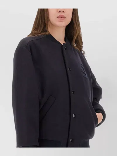 Apc Ribbed Cuffs And Hem Jacket In Black