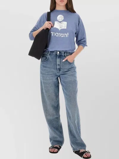 Isabel Marant High-waisted Trousers Featuring Belt Loops