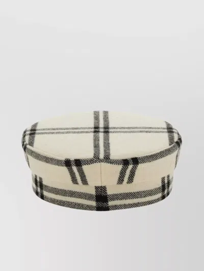 Ruslan Baginskiy Checked Pattern Hat Visor Contrasting