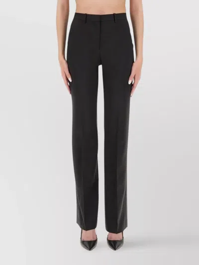 Theory Trousers With Belt Loops And Pockets In Black