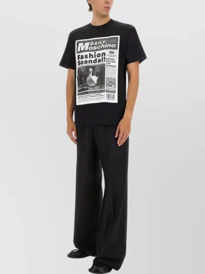 Moschino T-shirt Whit Maxi Print