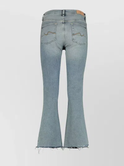 7 For All Mankind High-rise Flared Jeans Vintage Effect