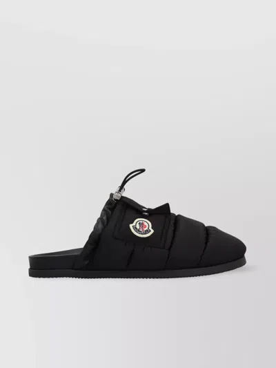 Moncler Flap Pocket Leather Mules