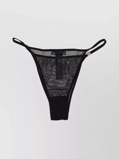 Dsquared2 Thong Sheer Fabric Elastic Waistband