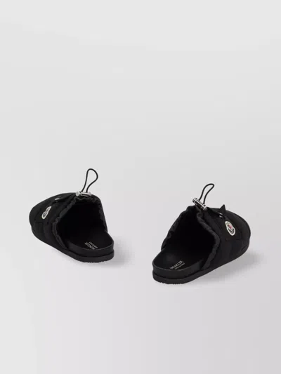 Moncler Flap Pocket Leather Mules