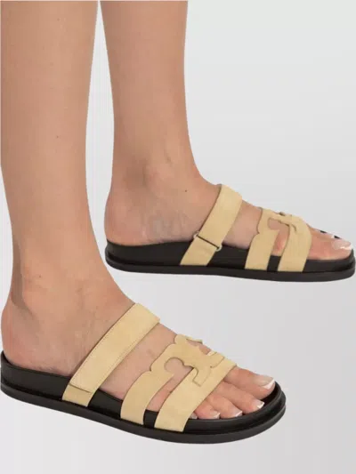 Tory Burch Lace Flat Sole Open Toe Sandals