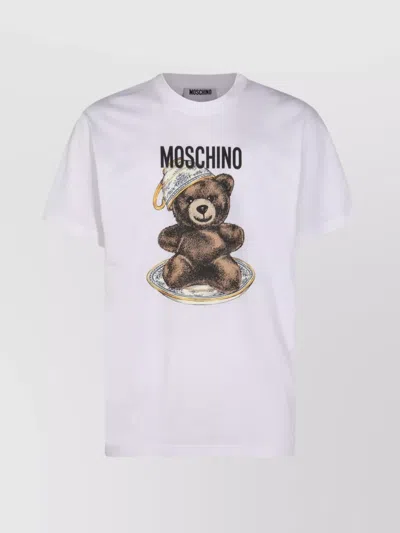 Moschino Teddy Bear Print Crewneck T-shirt