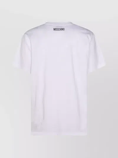 Moschino Crew Neck Graphic Print Short Sleeves