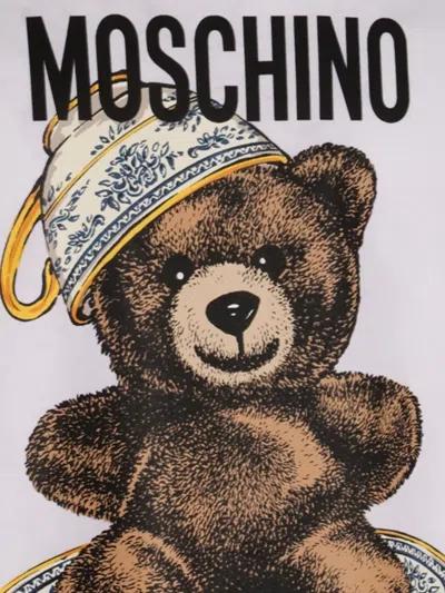 Moschino Teddy Bear Print Crewneck T-shirt