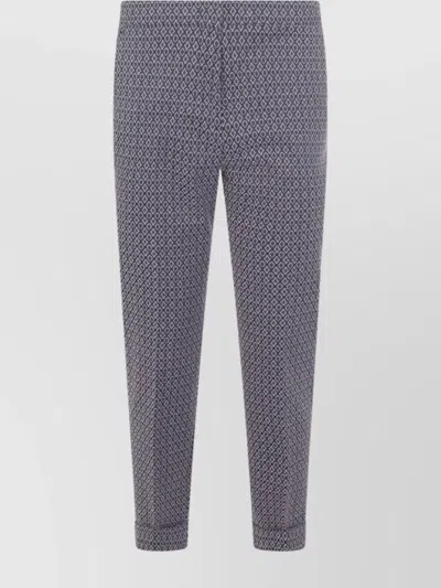 Etro Trousers In Casual Geometric Pattern