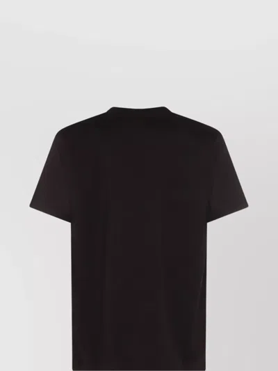 Moschino Crew Neck Graphic Print In Black