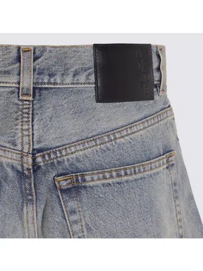 Haikure Straight Leg Trousers With Belt Loop Detail In Gray