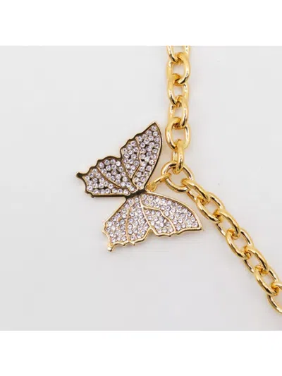 Blumarine Chain With Crystal And Butterfly Charms