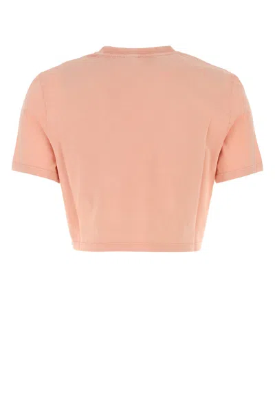 Fendi Women Pink Cotton T-shirt In Pink