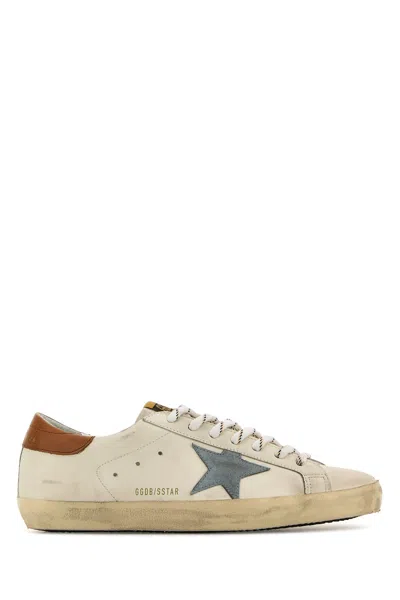 Golden Goose Deluxe Brand Men Super-star Classic With List Leather Sneakers In Neutral