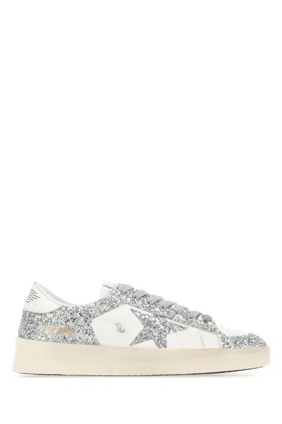 Golden Goose Deluxe Brand Embellished Leather Stardan Sneakers