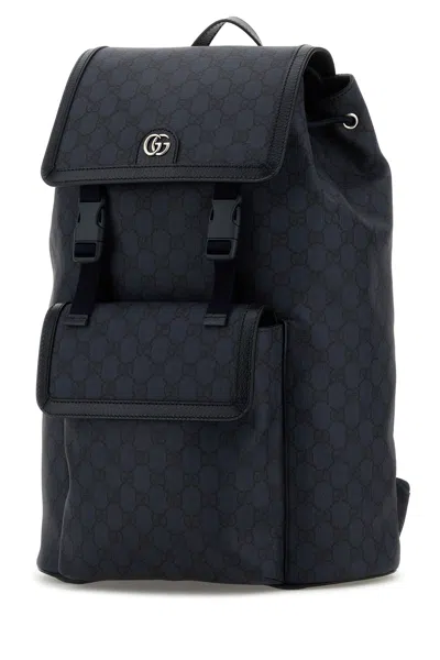 Gucci Men Gg Fabric Ophidia Backpack