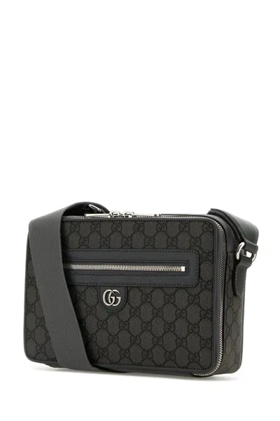 Gucci Men Gg Fabric Crossbody Bag