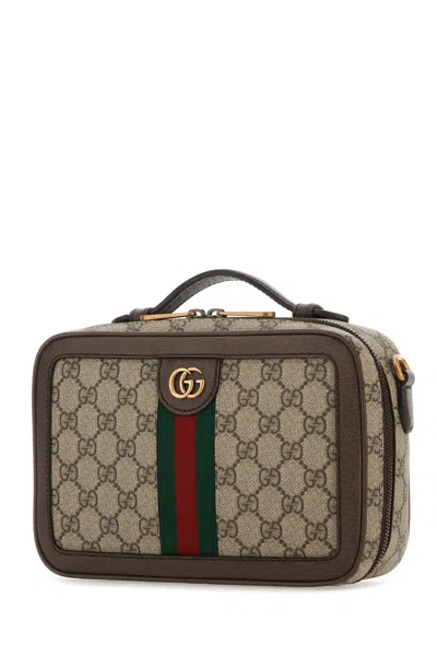 Gucci Men Gg Supreme Fabric Small Ophidia Handbag