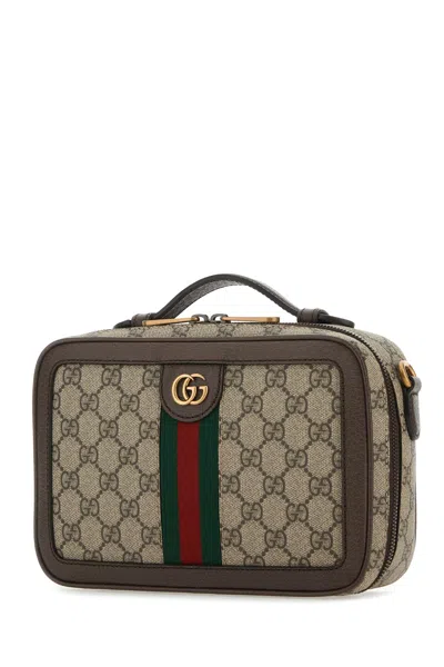 Gucci Men Gg Supreme Fabric Small Ophidia Handbag