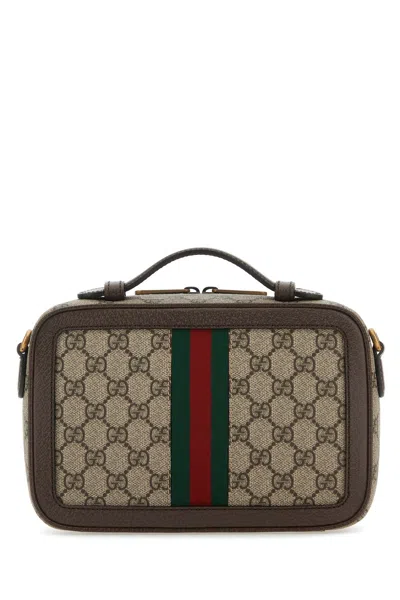 Gucci Men Gg Supreme Fabric Small Ophidia Handbag
