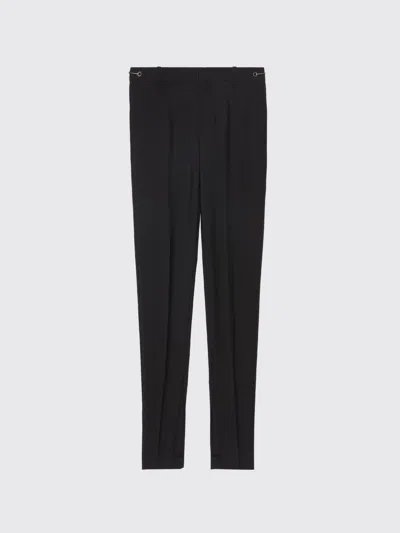 Gucci Cotton Jersey Trousers With Embroidery In Black