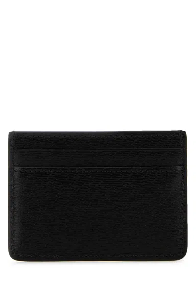 Gucci Women Black Leather Card Holder