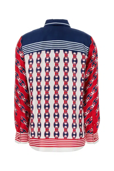 Gucci Silk Twill Printed Shirt