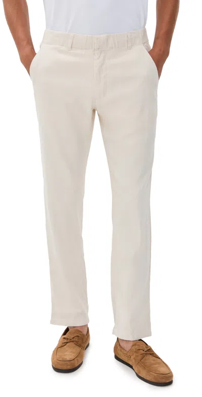 Marine Layer Saturday Hemp Chinos Natural In White