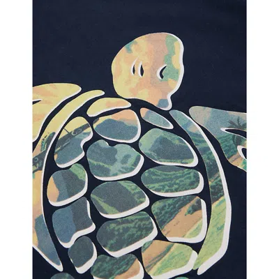 Vilebrequin Tahiti Turtles T-shirt In Blue