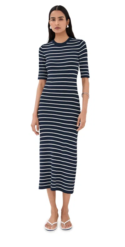 Altuzarra Kitty Dress Navy/ Ivory