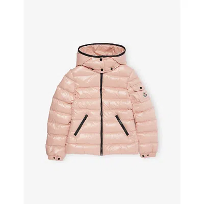 Moncler Bady Hooded Padded Shell-down Jacket 4-14 Years Pink In Pink