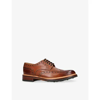 Grenson Mens Archie Leather Brogues Brown Eur 42.5 / 8.5 Uk