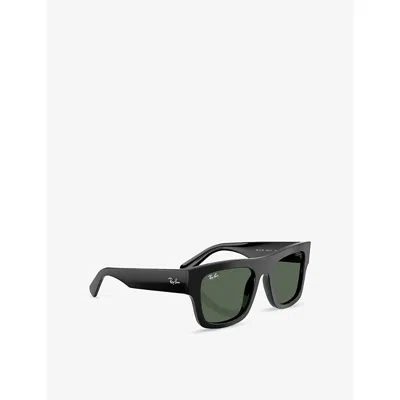 Ray Ban Womens Rb2217m Scuderia Ferrari Collection Square-frame Acetate Sunglasses Black