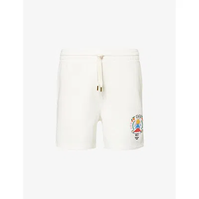 Casablanca Mens Casa Way Mountain Cotton-jersey Sweat Shorts