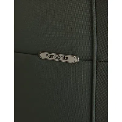 Samsonite Spinner Soft-shell 4 Wheel Branded Woven Suitcase 78cm Climbing Ivy
