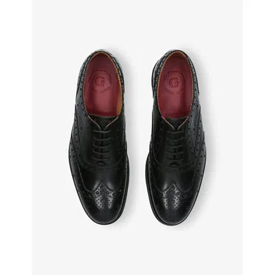 Grenson Mens Andersons Leather Brogues Black Eur 40 / 6 Uk
