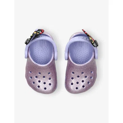 Crocs Toddler Classic Iam Butterfly Clog In Purple