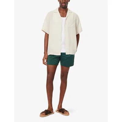 Frescobol Carioca Mens Salvador Drawstring Swim Shorts Evergreen Xxl