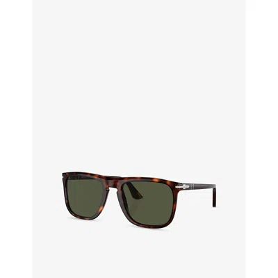 Persol Womens Po3336s Pilot-frame Acetate Sunglasses Brown
