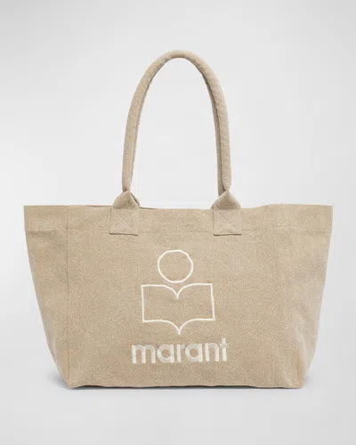 Isabel Marant Yenky Zip Canvas Cotton Tote Bag