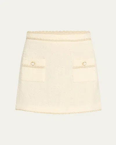Simkhai Leighton Boucle Mini Skirt