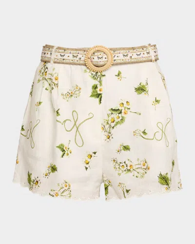 Camilla Botanical Utopia Tuck Front Shorts