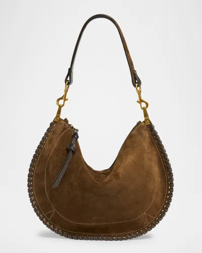 Isabel Marant Oskan Braided Suede Shoulder Bag