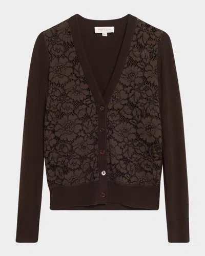 Michael Kors Cashmere V Neck Cardigan