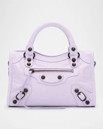 Balenciaga Le City Mini Leather Top-handle Bag