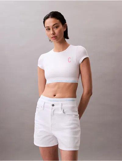 Calvin Klein Women's Marc Hundley Pride Icon Cotton Modal T-shirt Bralette