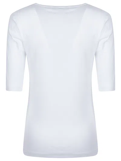 Fabiana Filippi Short Sleeve Sweater In White